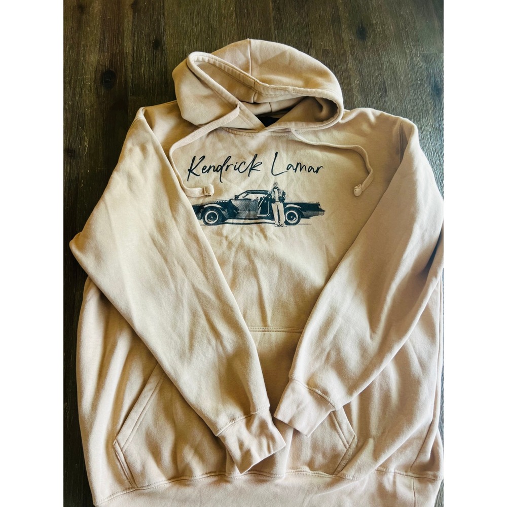 DNM Worldwide Kendrick Lamar SZA Grand National Tour 25 Hoodie Tan XL